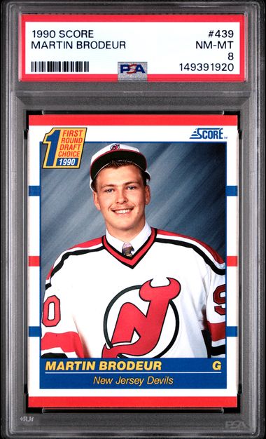 1990 Score #439 Martin Brodeur front