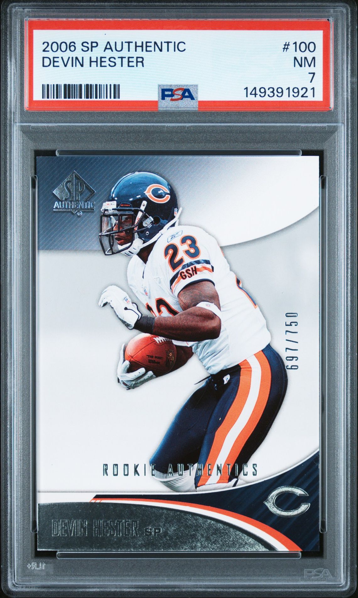 2006 Upper Deck SP AUTHENTIC #100 Devin Hester front