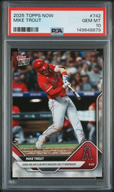 Topps Mike Trout front