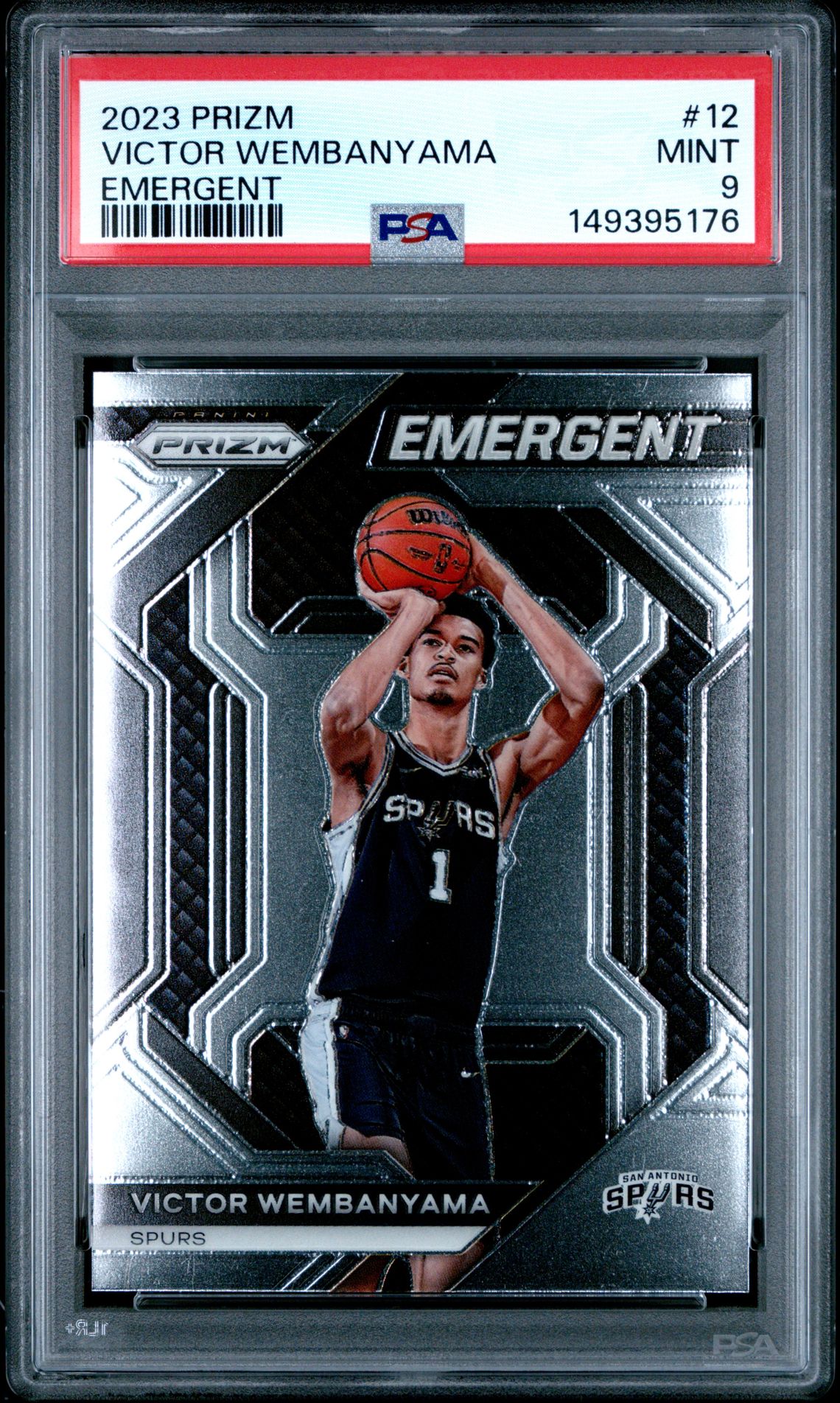 2023 Panini PANINI PRIZM EMERGENT #12 Victor Wembanyama front