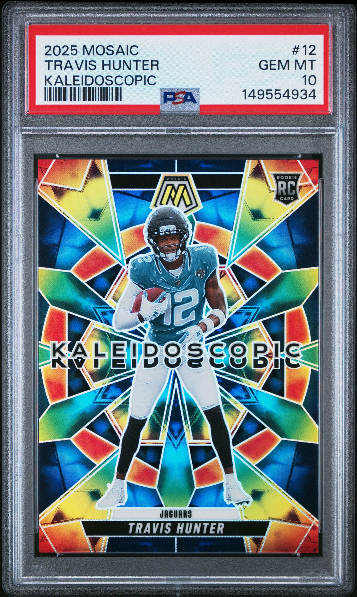 2025 Panini PANINI MOSAIC KALEIDOSCOPIC #12 Travis Hunter front