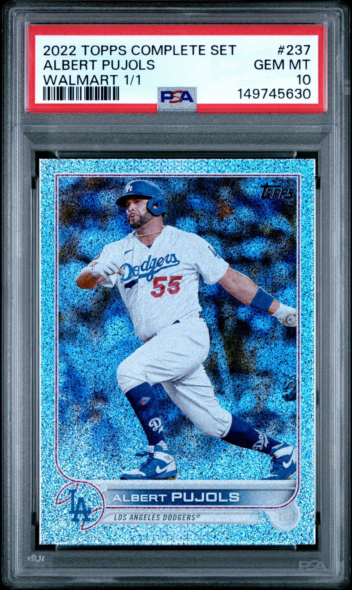 2022 Topps TOPPS COMPLETE SET WALMART 1/1 #237 Albert Pujols front
