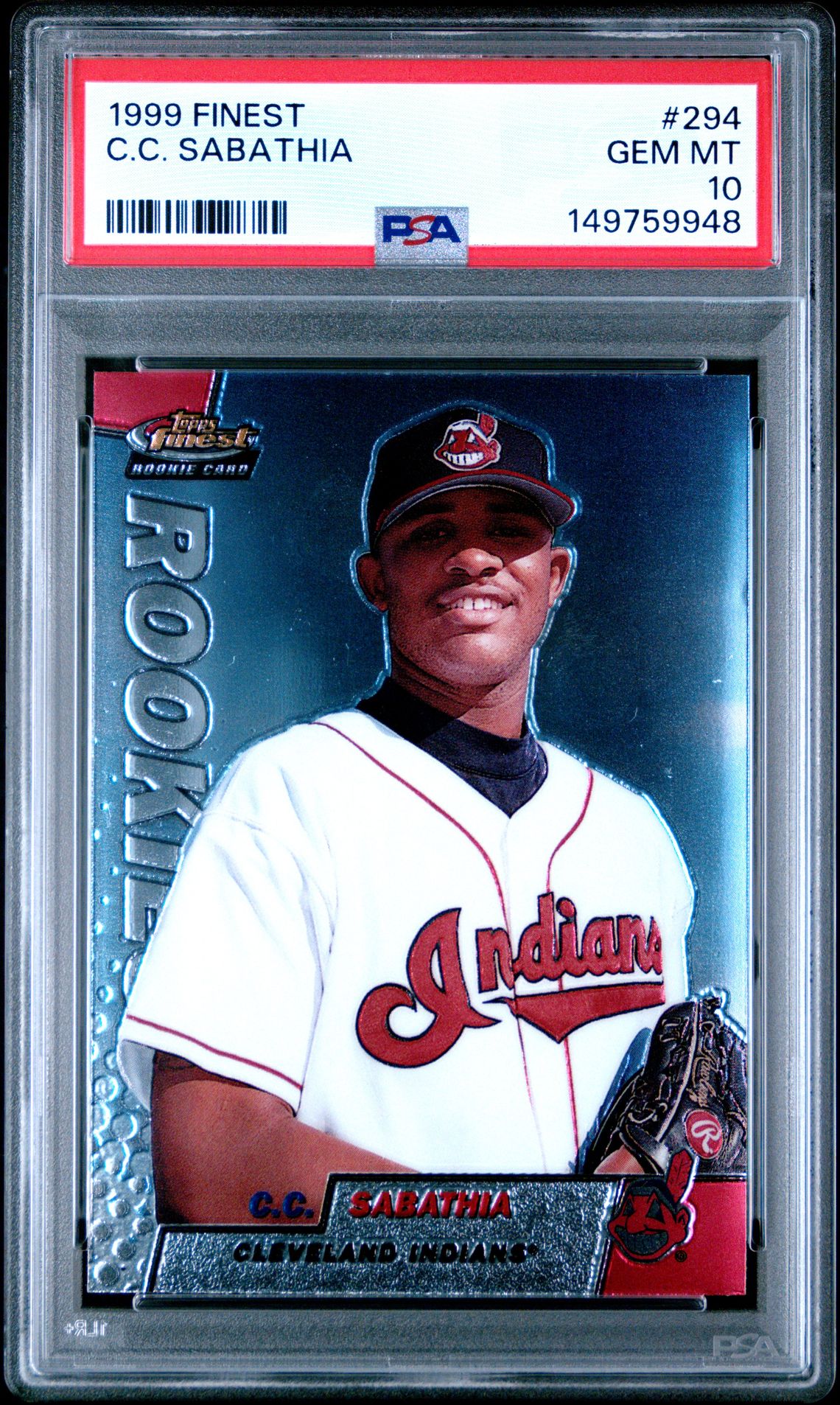 1999 Finest FINEST #294 C.C. Sabathia front