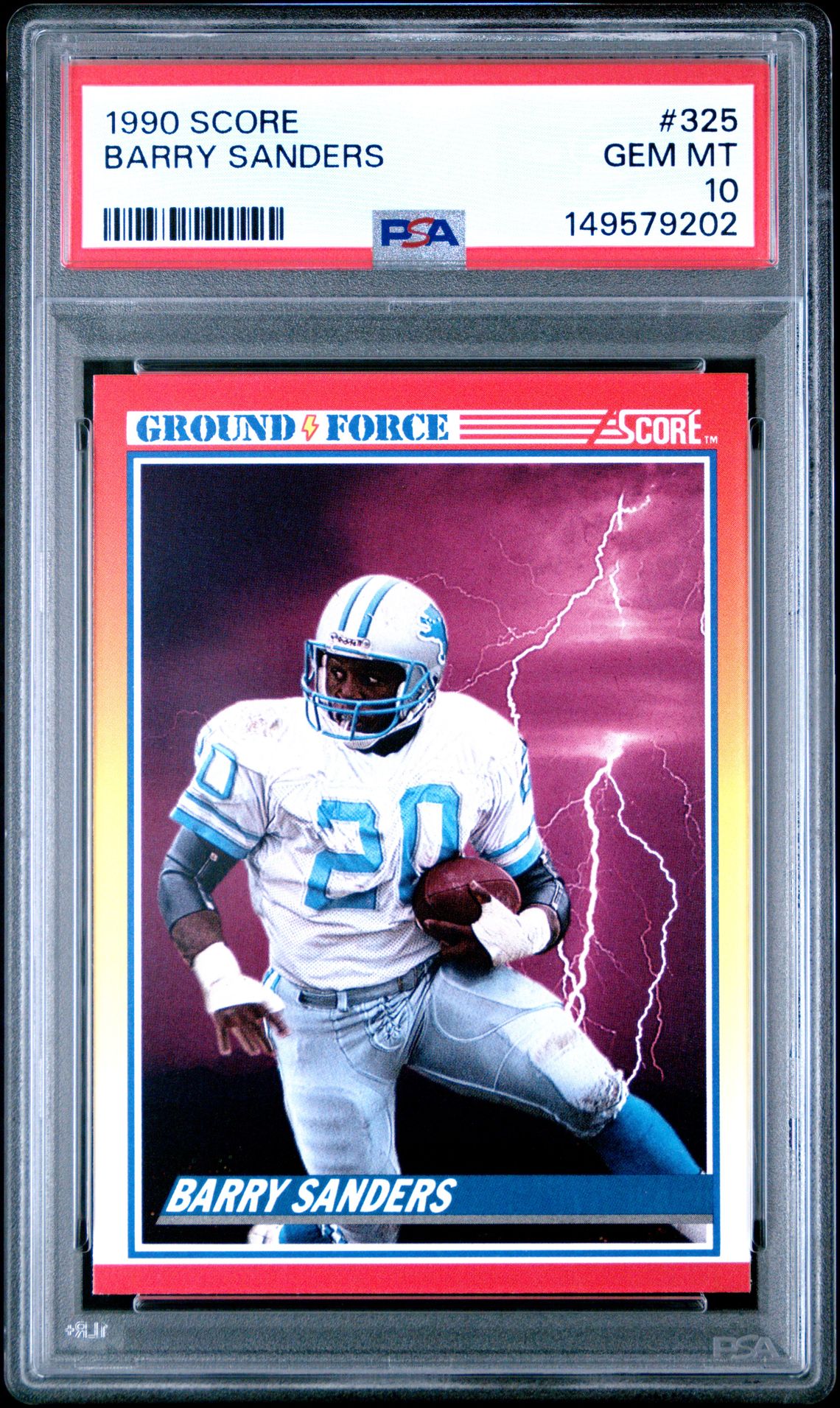 Score Barry Sanders front