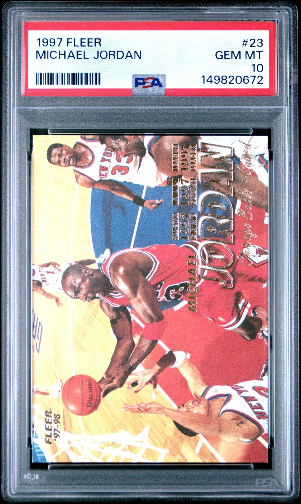 Fleer Michael Jordan front