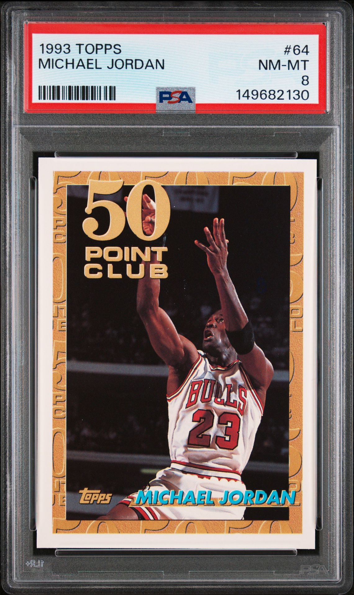 1993 Topps Michael Jordan #64 Nm-Mt 8 front