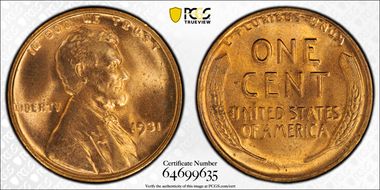 1931 1C MS65RD
