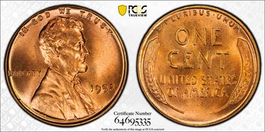1952 1C MS67RD