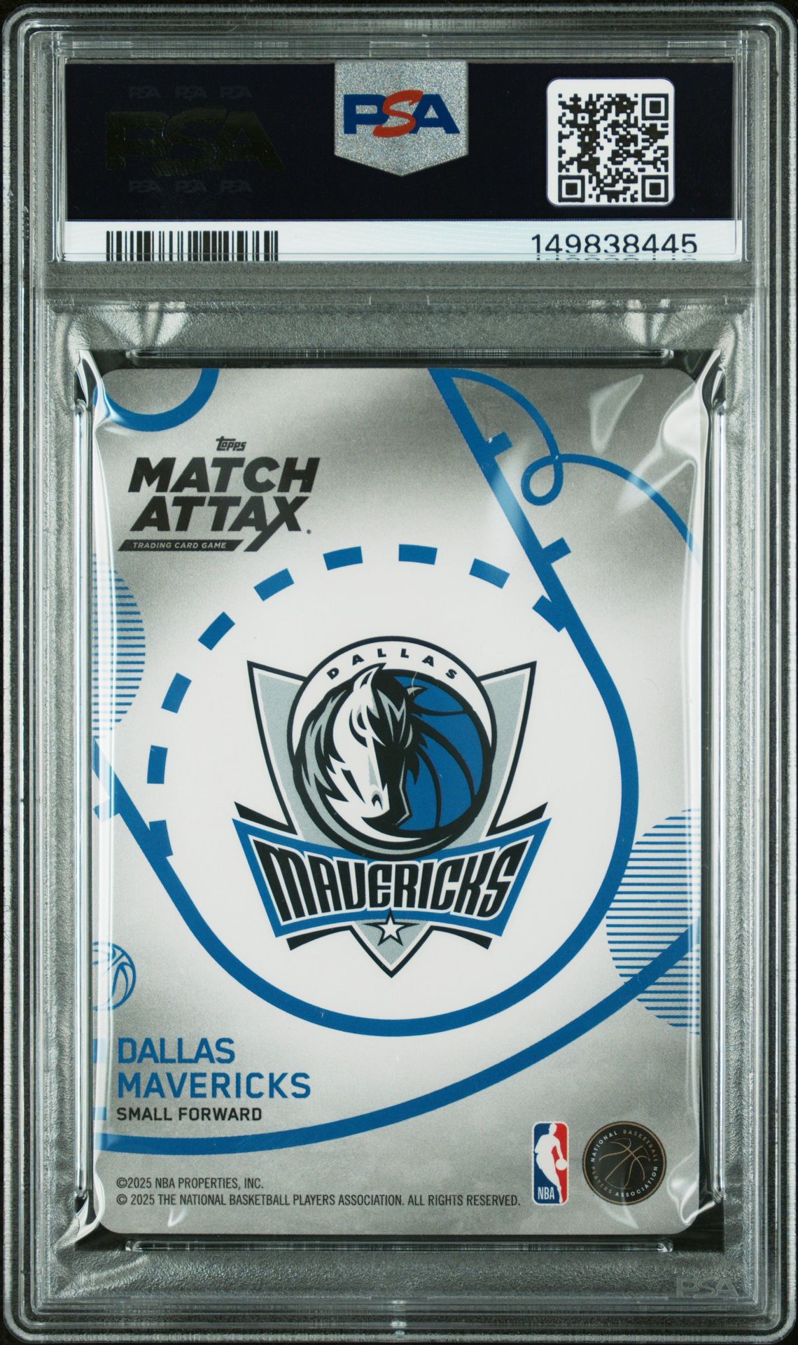 2025 TOPPS MATCH ATTAX HOT PROSPECTS COOPER FLAGG  HP-CF GEM MT 10 back