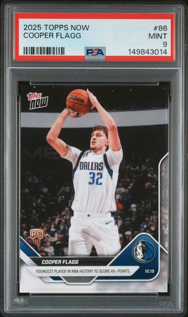 2025 Topps TOPPS NOW #86 Cooper Flagg front