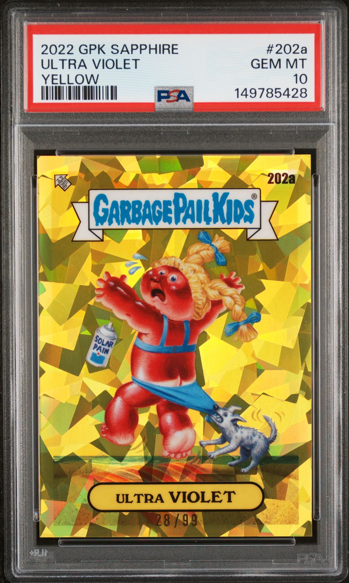 2022 Topps Garbage Pail Kids #202A Ultra Violet front