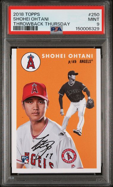 2018 Topps TOPPS THROWBACK THURSDAY THROWBACK THURSDAY #250 Shohei Ohtani front