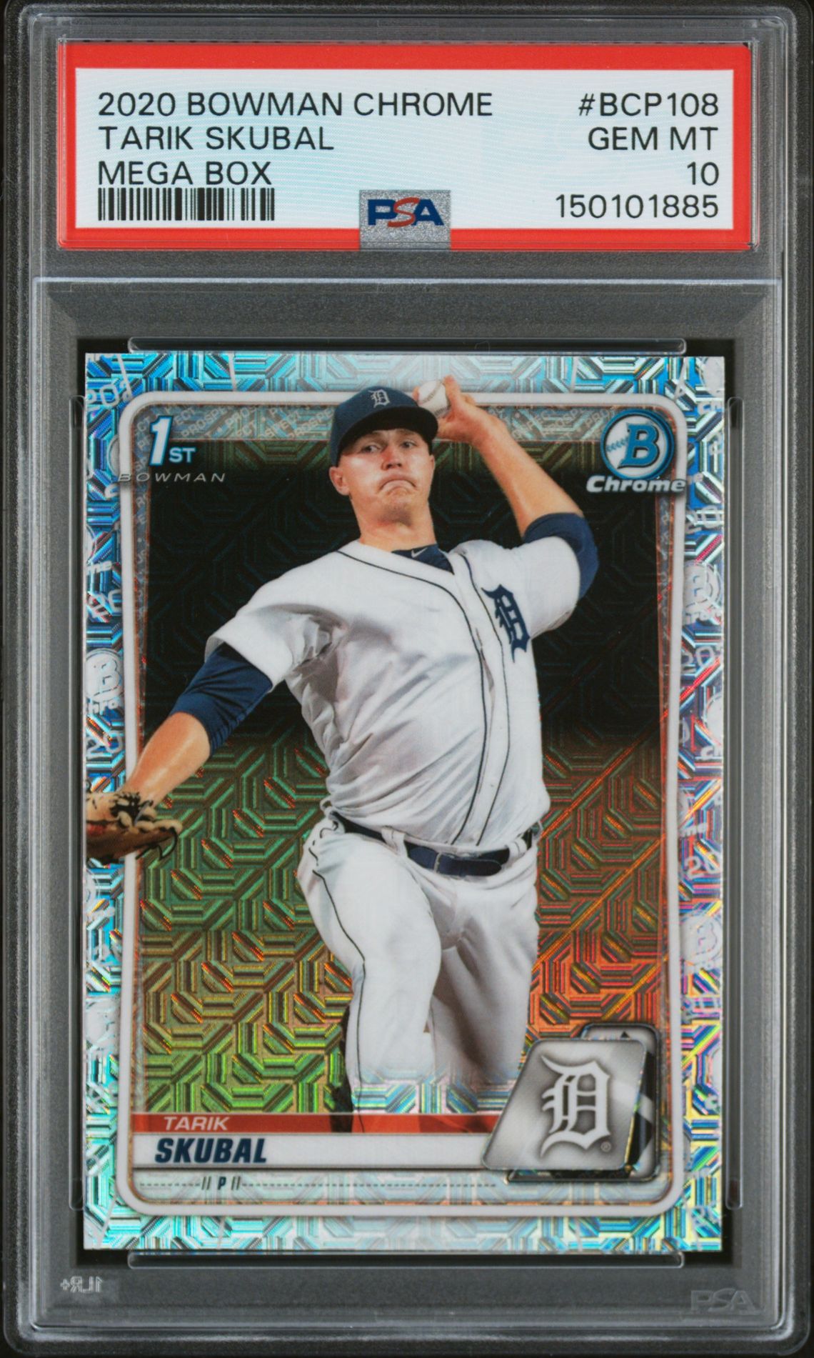 2020 Bowman BOWMAN CHROME MEGA BOX Refractor #BCP108 Tarik Skubal front