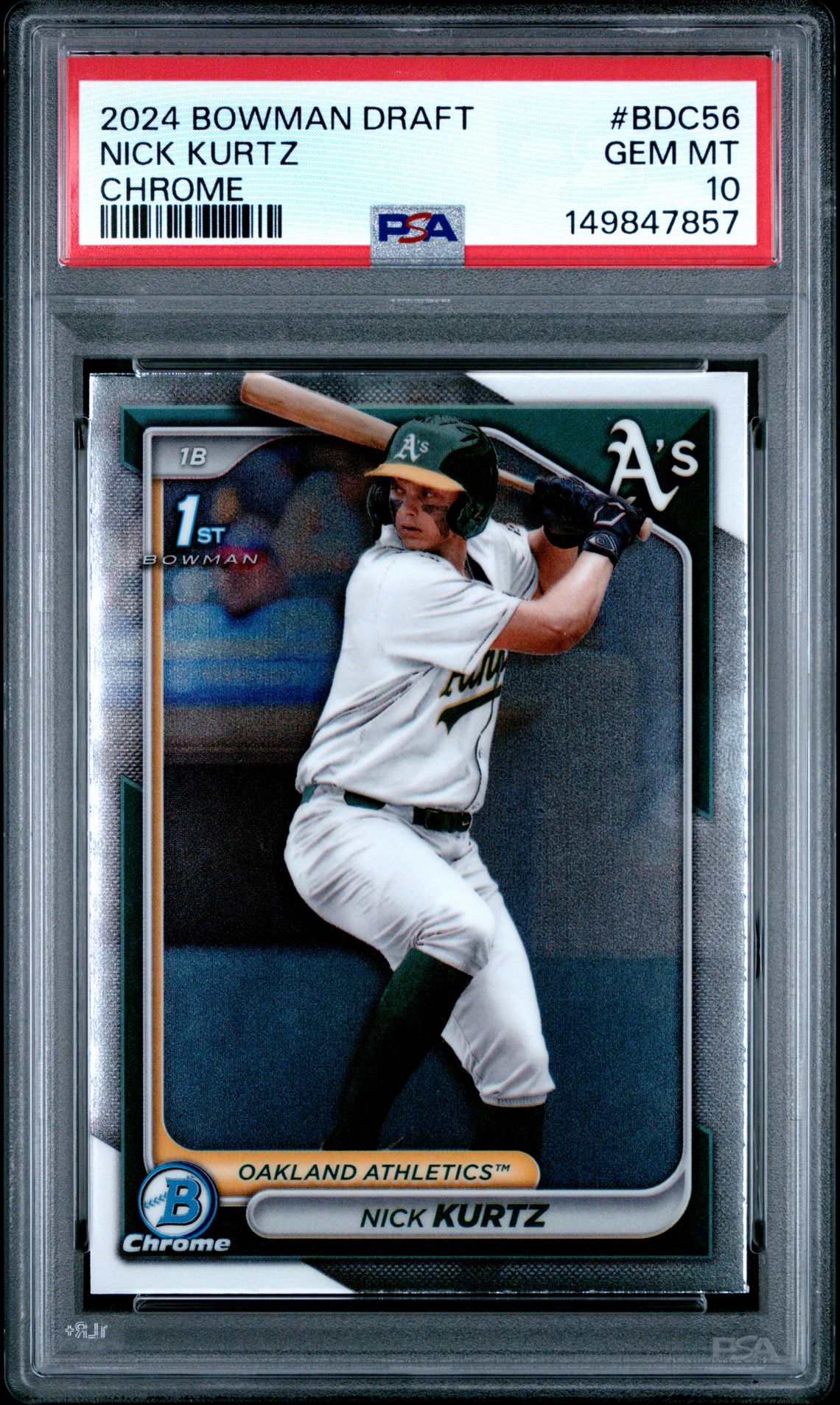 2024 Bowman BOWMAN DRAFT CHROME #BDC56 Nick Kurtz front