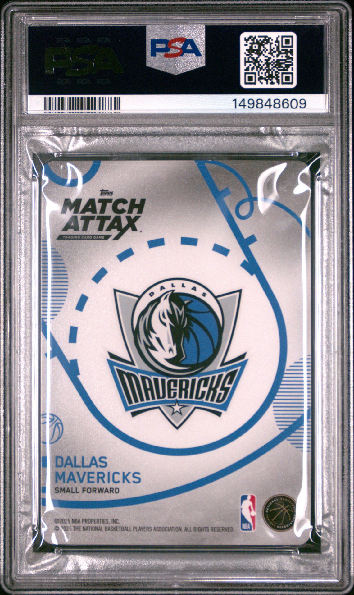 2025 Topps Match Attax Cooper Flagg #121 Mint 9 back