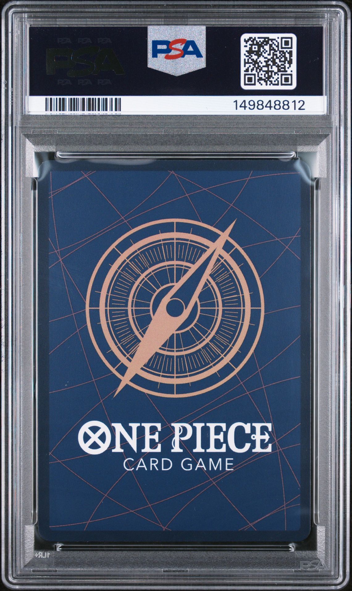 2026 One Piece Op14-Eb04-The Azure Sea's Seven Crocodile #120 Gem Mt 10 back view - PSA certificate #149848812