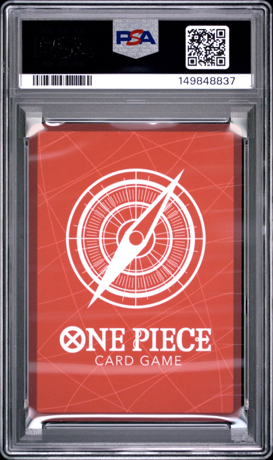 2024 One Piece Op08-Two Legends Tony Tony Chopper #001 (Alternate Art) Gem Mt 10 back view - PSA certificate #149848837