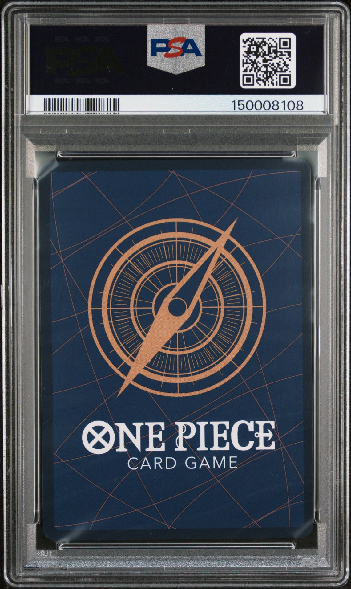 2023 ONE PIECE OP02-PARAMOUNT WAR MONKEY D. LUFFY ALTERNATE ART 041 GEM MT 10 back