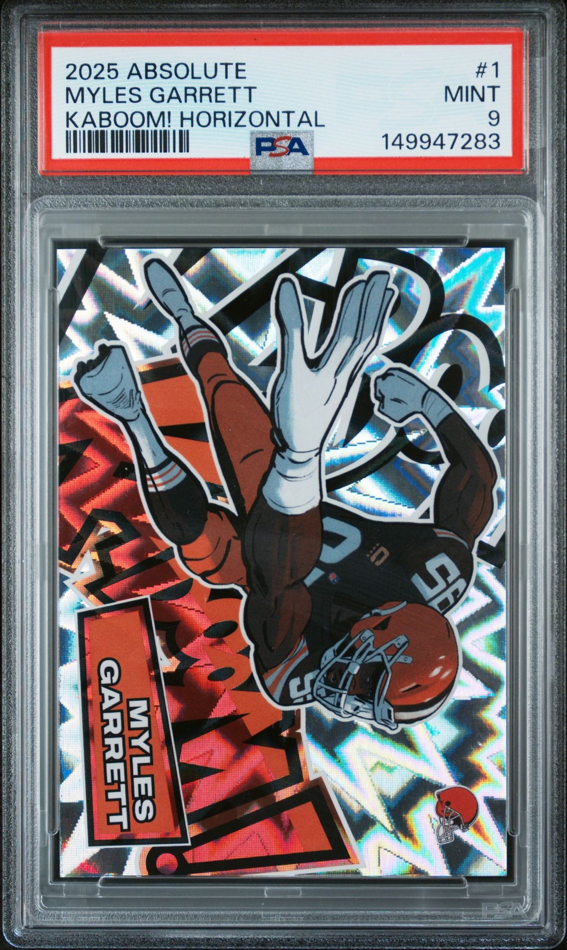 2025 Panini PANINI ABSOLUTE KABOOM! HORIZONTAL #1 Myles Garrett front
