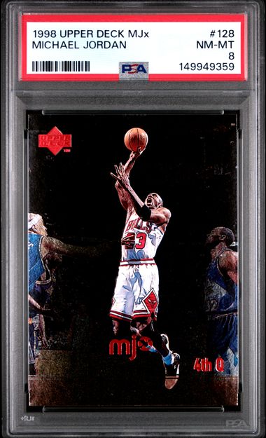1998 Upper Deck Foil #128 Michael Jordan front