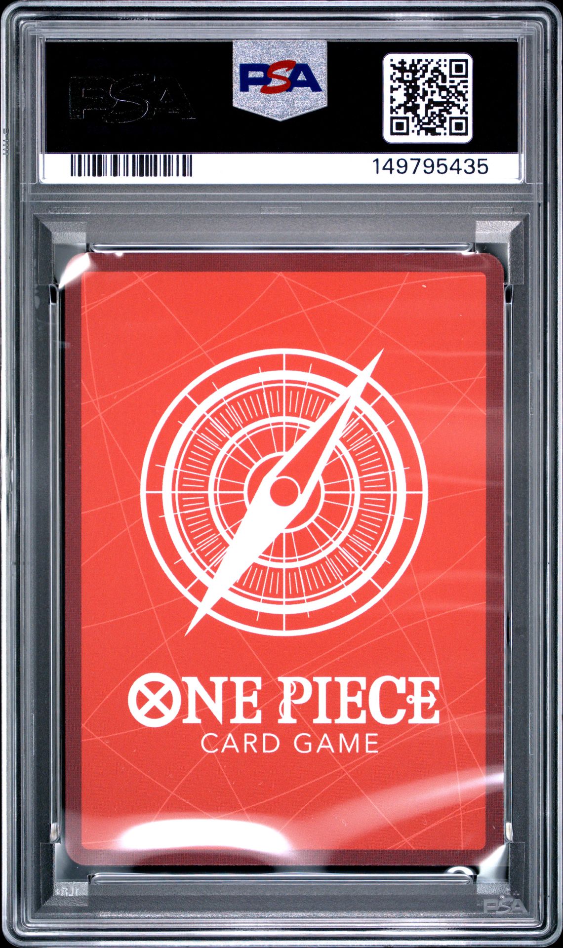 2024 One Piece Ultra Deck St13-The Three Brothers Monkey D. Luffy #003 (Black & White Alt Art) Gem Mt 10 back view - PSA certificate #149795435
