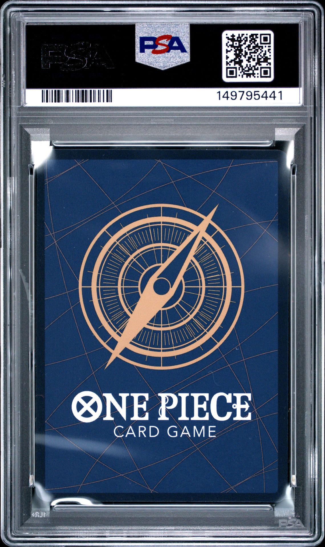 2022 One Piece Op01-Romance Dawn Donquixote Doflamingo #073 (Alternate Art) Gem Mt 10 back view - PSA certificate #149795441
