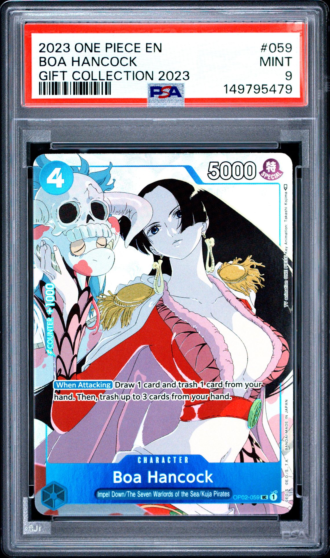 2023 One Piece Gift Collection 2023 Boa Hancock #059 (Gift Collection 2023) Mint 9 front