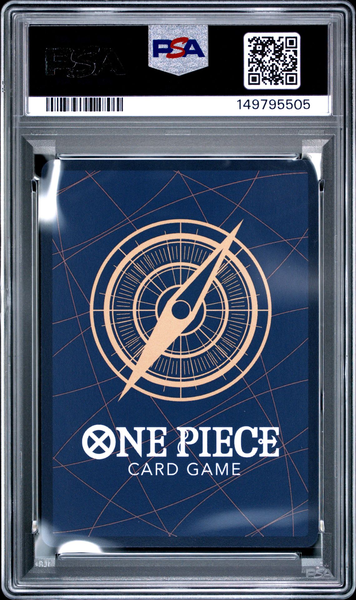 2025 One Piece Op13-Carrying On His Will Portgas D. Ace #119 (Alternate Art) Gem Mt 10 back view - PSA certificate #149795505