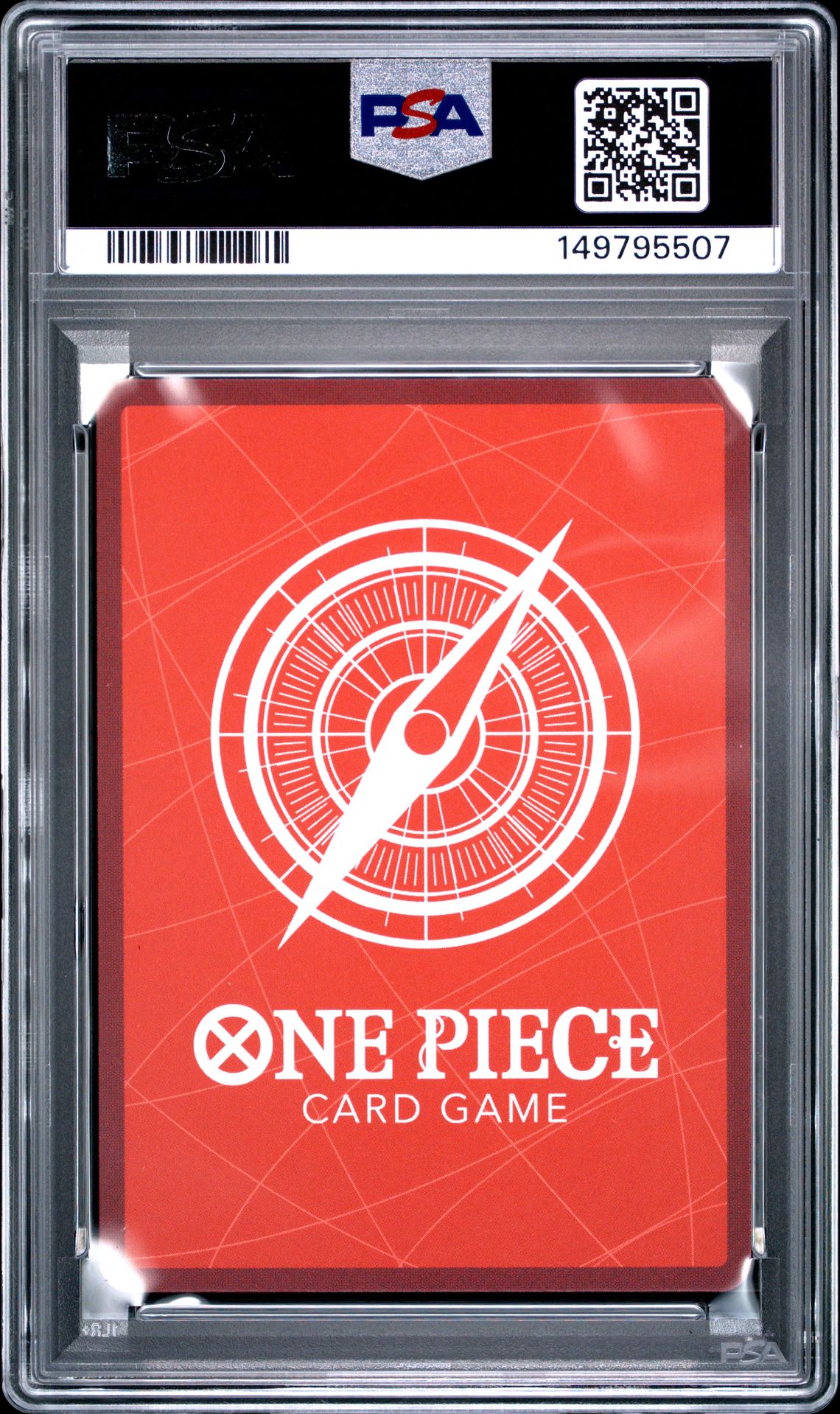 2025 One Piece Learn Together Deck Set Monkey D. Luffy #001 Gem Mt 10 back view - PSA certificate #149795507