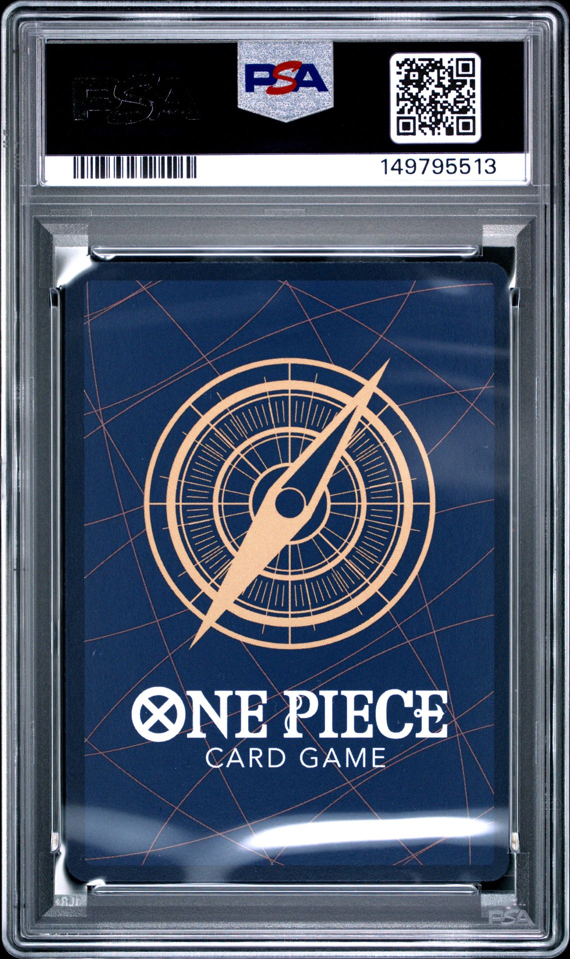 2025 One Piece Op13-Carrying On His Will Portgas D. Ace #119 (Alternate Art) Gem Mt 10 back view - PSA certificate #149795513