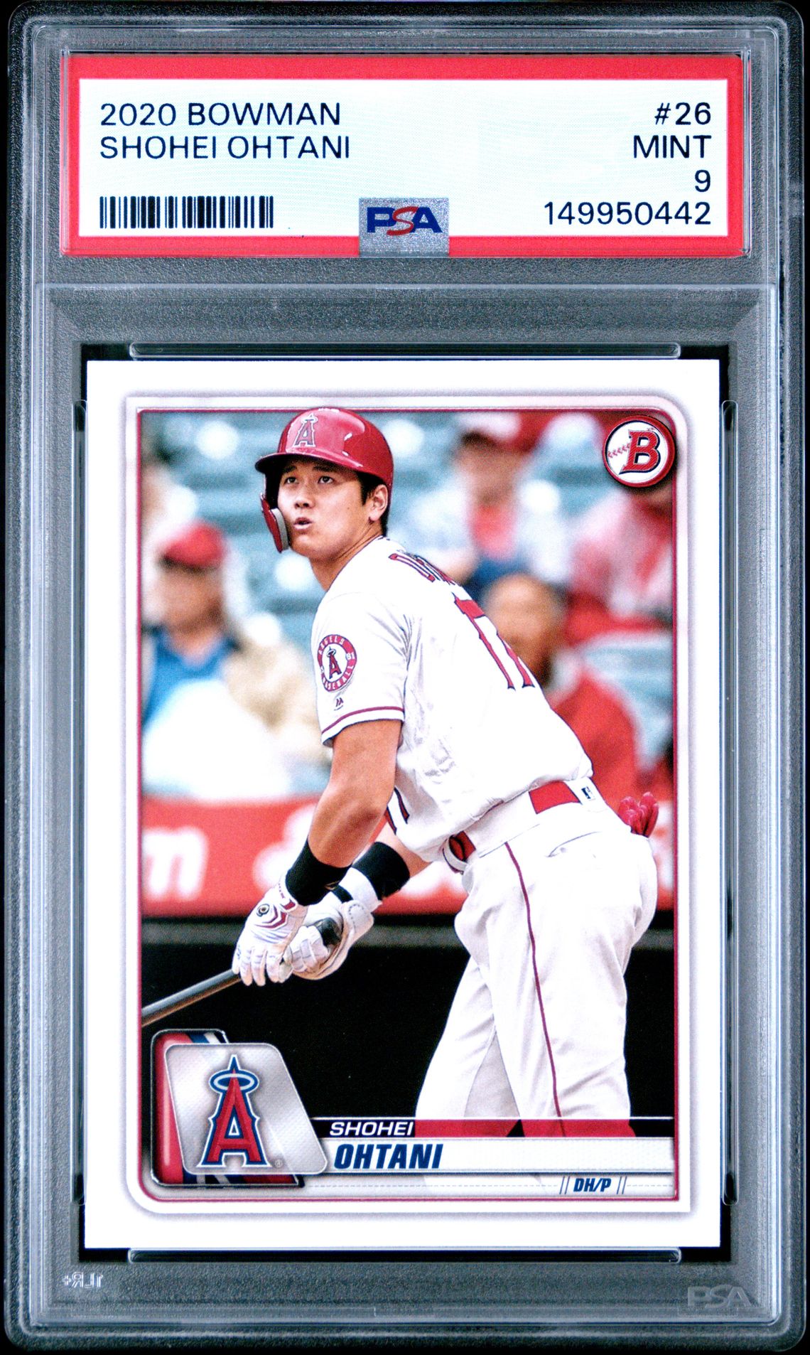 2020 Bowman Shohei Ohtani #26 Mint 9 front