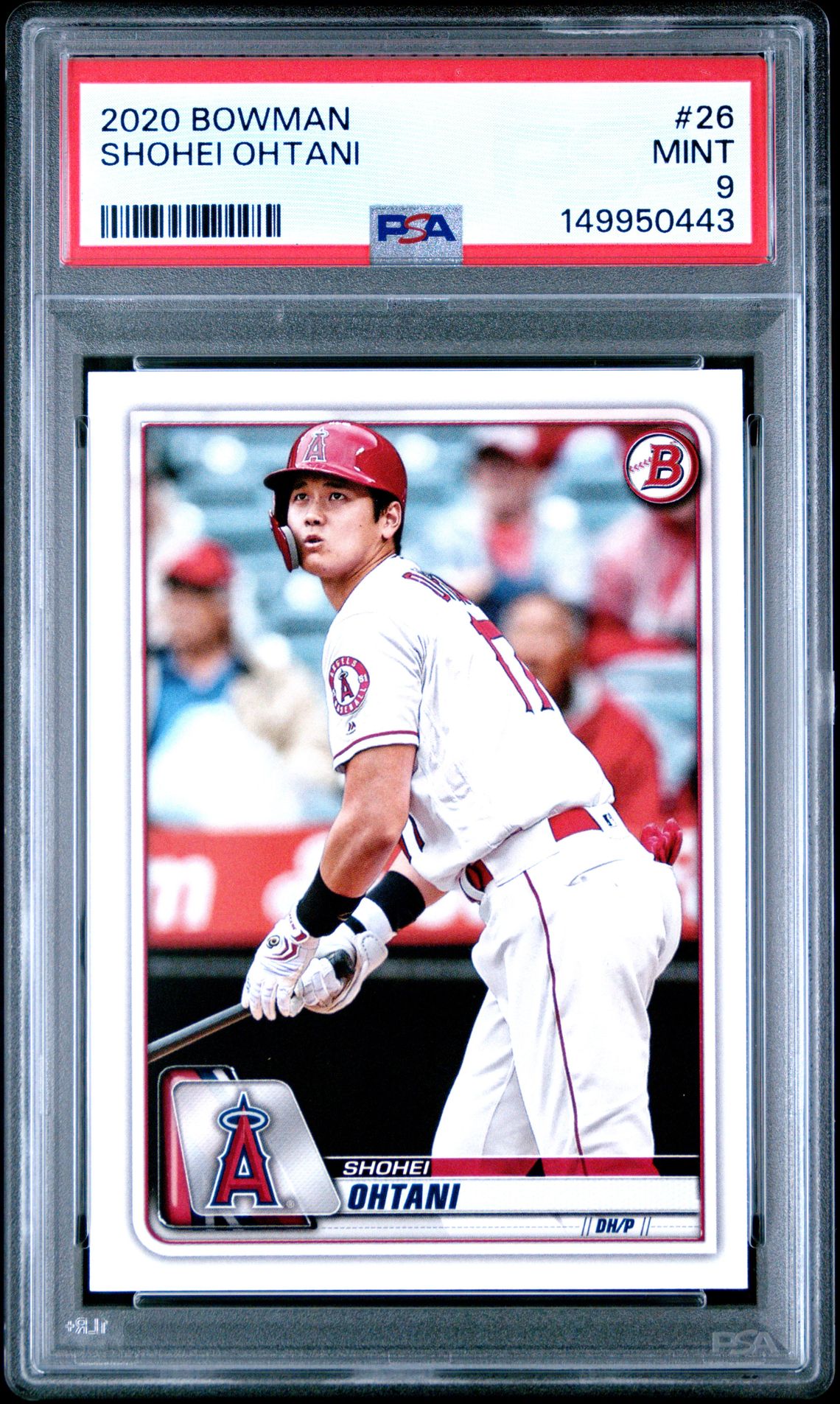 2020 Bowman Shohei Ohtani #26 Mint 9 front