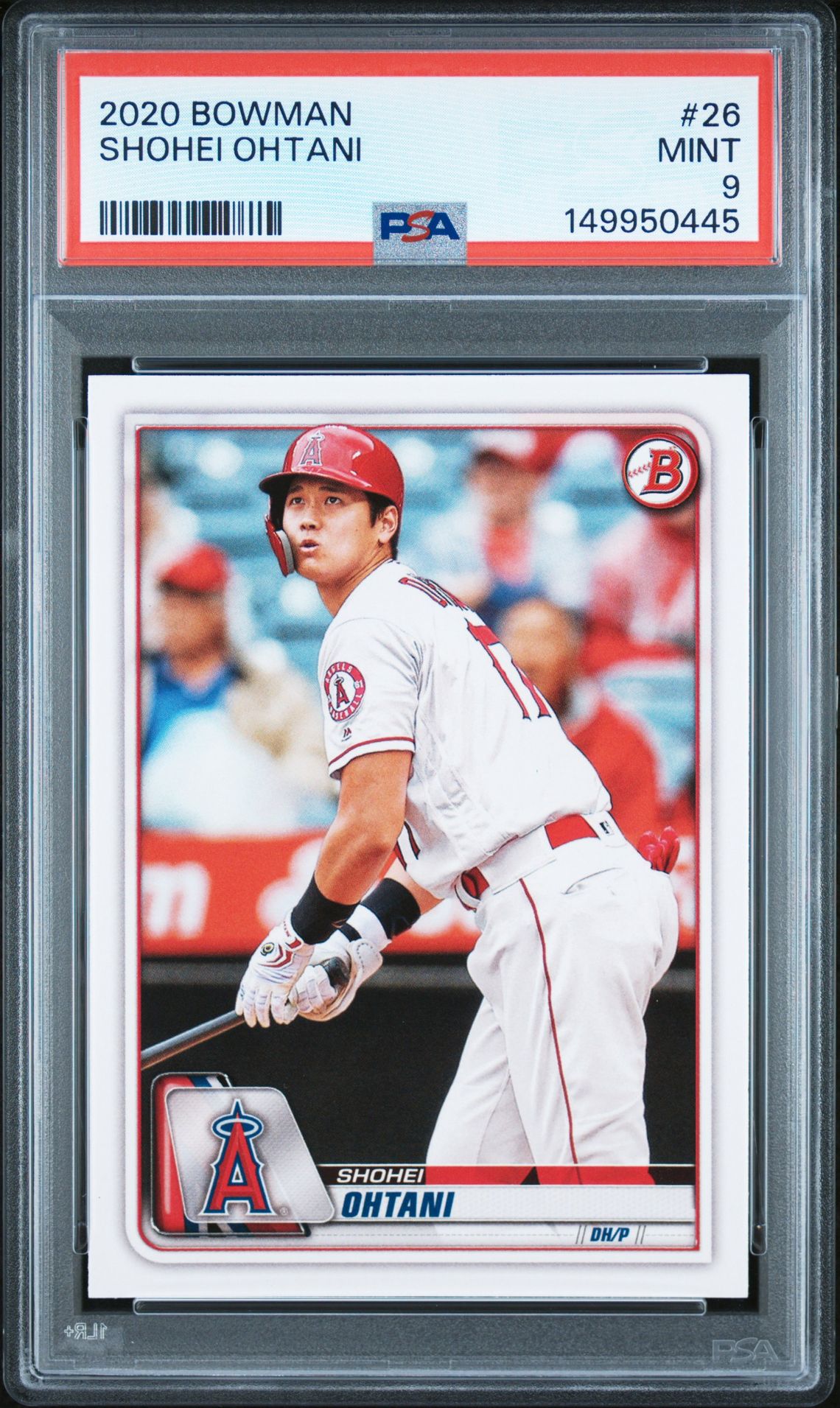 2020 Bowman Shohei Ohtani #26 Mint 9 front