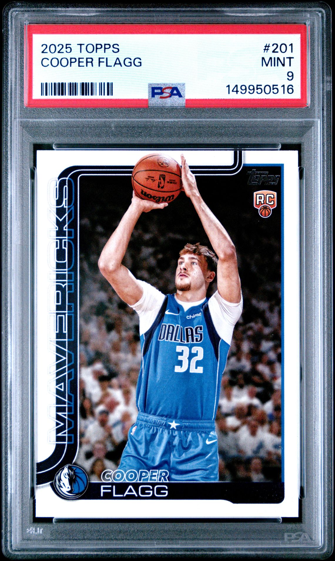 2025 Topps Cooper Flagg #201 Mint 9 front