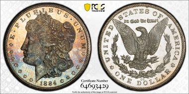 1884-CC $1 MS66