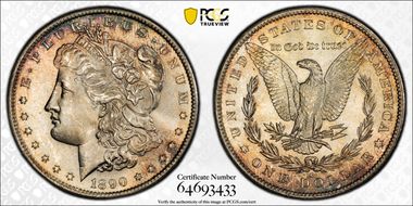 1890-S $1 MS66
