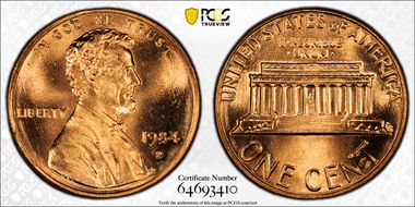 1984-D 1C MS66RD