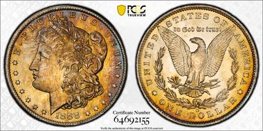 1888-O $1 MS65+