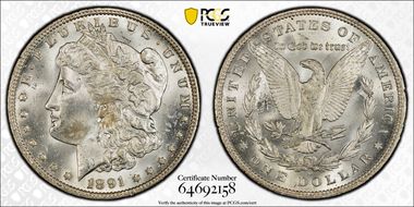 1891-O $1 MS63