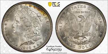1896 $1 MS66+