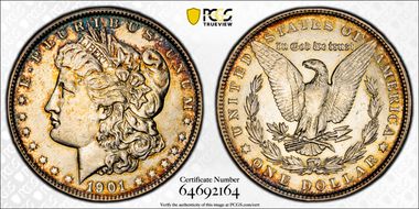 1901 $1 AU58