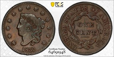 1830 1C Large Letters N1BN