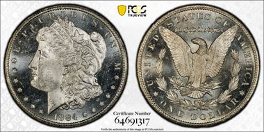 1884-CC $1 MS63PL