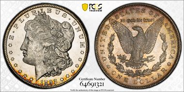 1892-CC $1 MS63