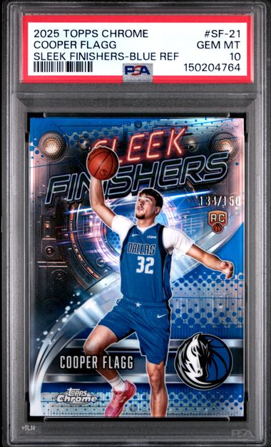 2025 Topps Topps Chrome BLUE REF #SF-21 Cooper Flagg front