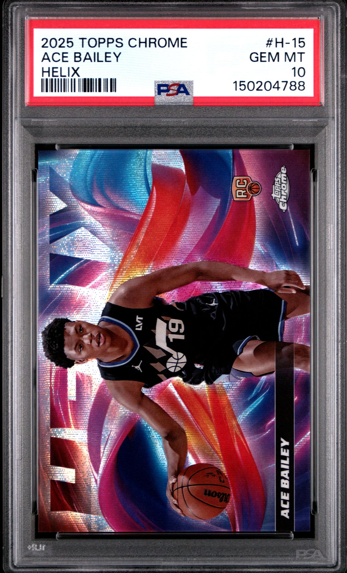 2025 Topps Chrome TOPPS CHROME HELIX #H-15 Ace Bailey front