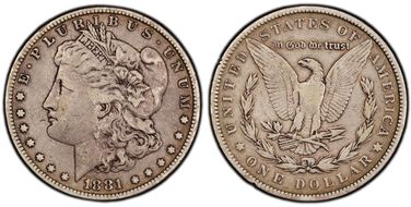 1881 $1 VF20