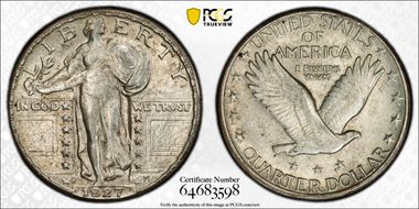 1927-D 25C AU58