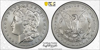 2025 $1 Morgan Dollar MS69