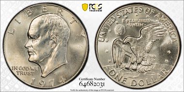 1974-D $1 MS64